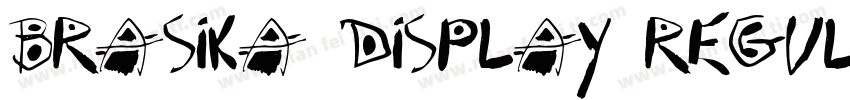 Brasika Display Regula字体转换